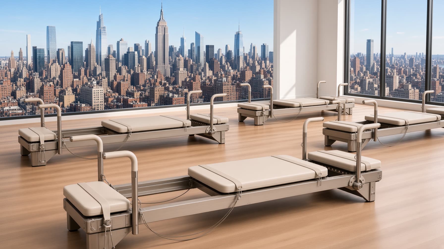 Reformer fleet in a high-rise studio